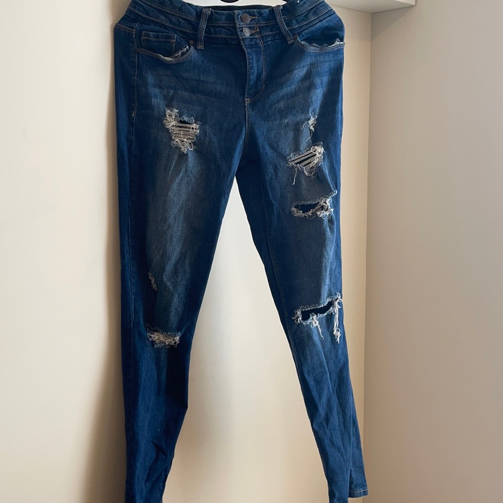 Dark blue blue denim jeans size 9